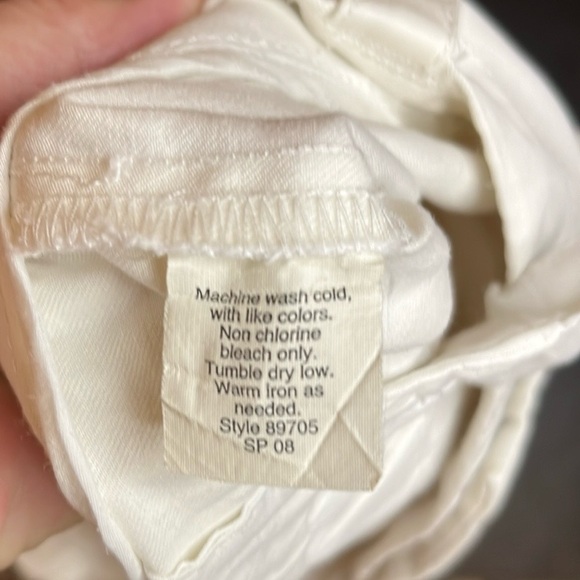 J. CREW Pants Women’s Size 4 City Fit White Stretch. Cotton/spandex. - Picture 9 of 10